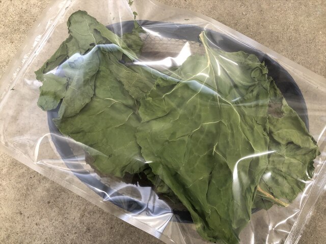 パリパリ食感の乾燥ブロッコリー葉 うさぎのおやつ